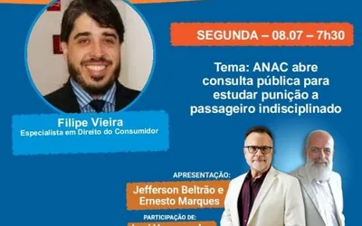 Imagem ilustrativa da imagem Entrevista: Anac propõe regras mais rígidas contra passageiros indisciplinados