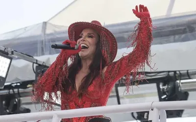 Imagem ilustrativa da imagem Ivete vai arrastar trio elétrico do Dique ao Campo Grande em outubro