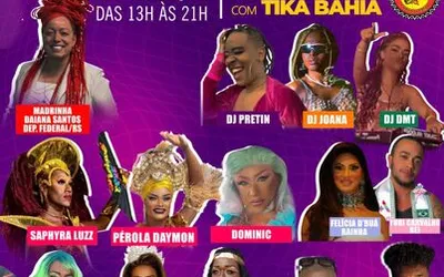Imagem ilustrativa da imagem Palco Show LGBT+ acontece sábado, 11, no Rio Vermelho