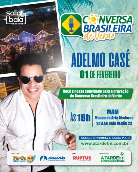 Imagem ilustrativa da imagem Conversa Brasileira de Verão: Adelmo Casé será a atração desta quarta