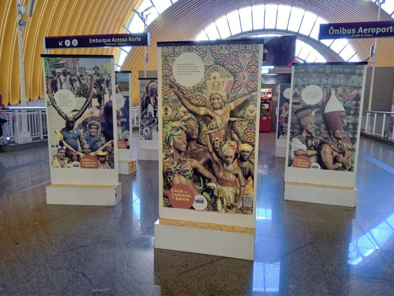 Imagem ilustrativa da imagem Carnaval de Salvador ganha exposição fotográfica no metrô