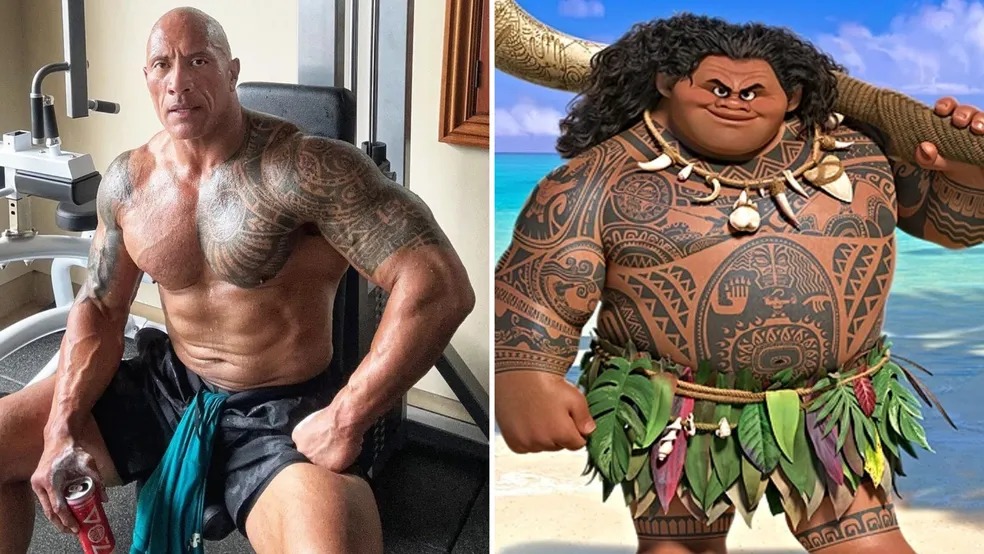 Imagem ilustrativa da imagem Disney anuncia live-action de 'Moana' com Dwayne Johnson como Maui
