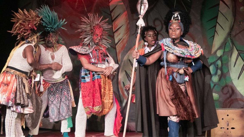 Imagem ilustrativa da imagem Peça infantil 'Dandara na Terra dos Palmares' volta a Salvador