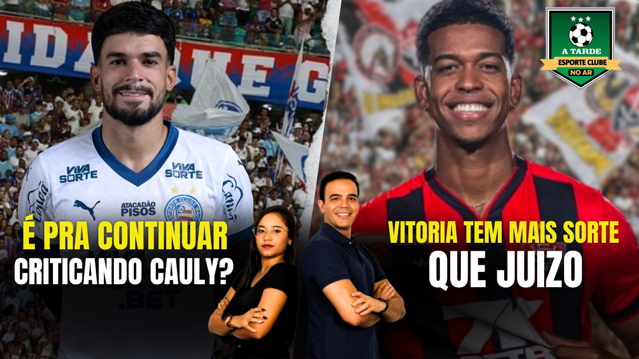 Imagem ilustrativa da imagem É PRA CONTINUAR CRITICANDO CAULY? + VITÓRIA TEM MAIS SORTE QUE JUÍZO - 28/04/25