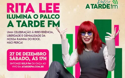 Imagem ilustrativa da imagem Rita Lee ilumina o Palco A TARDE FM