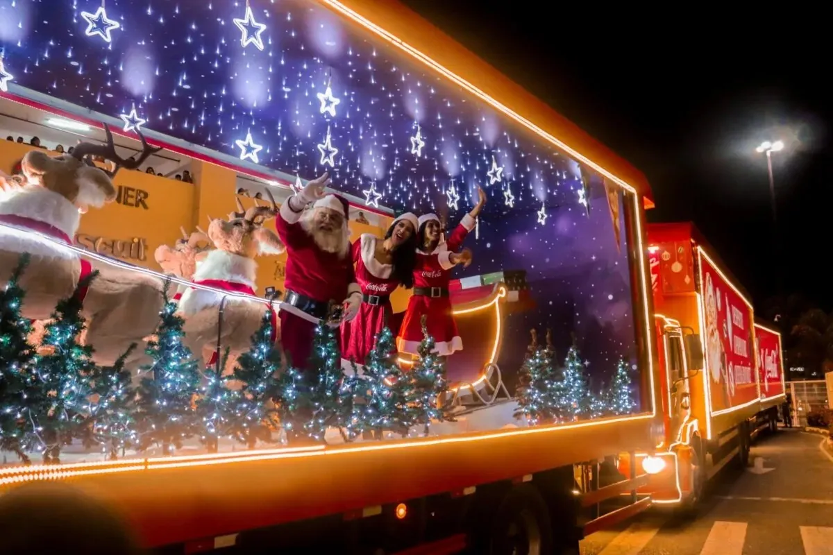 
		Caravanas de Natal da Coca-Cola farão apresentações pela Bahia