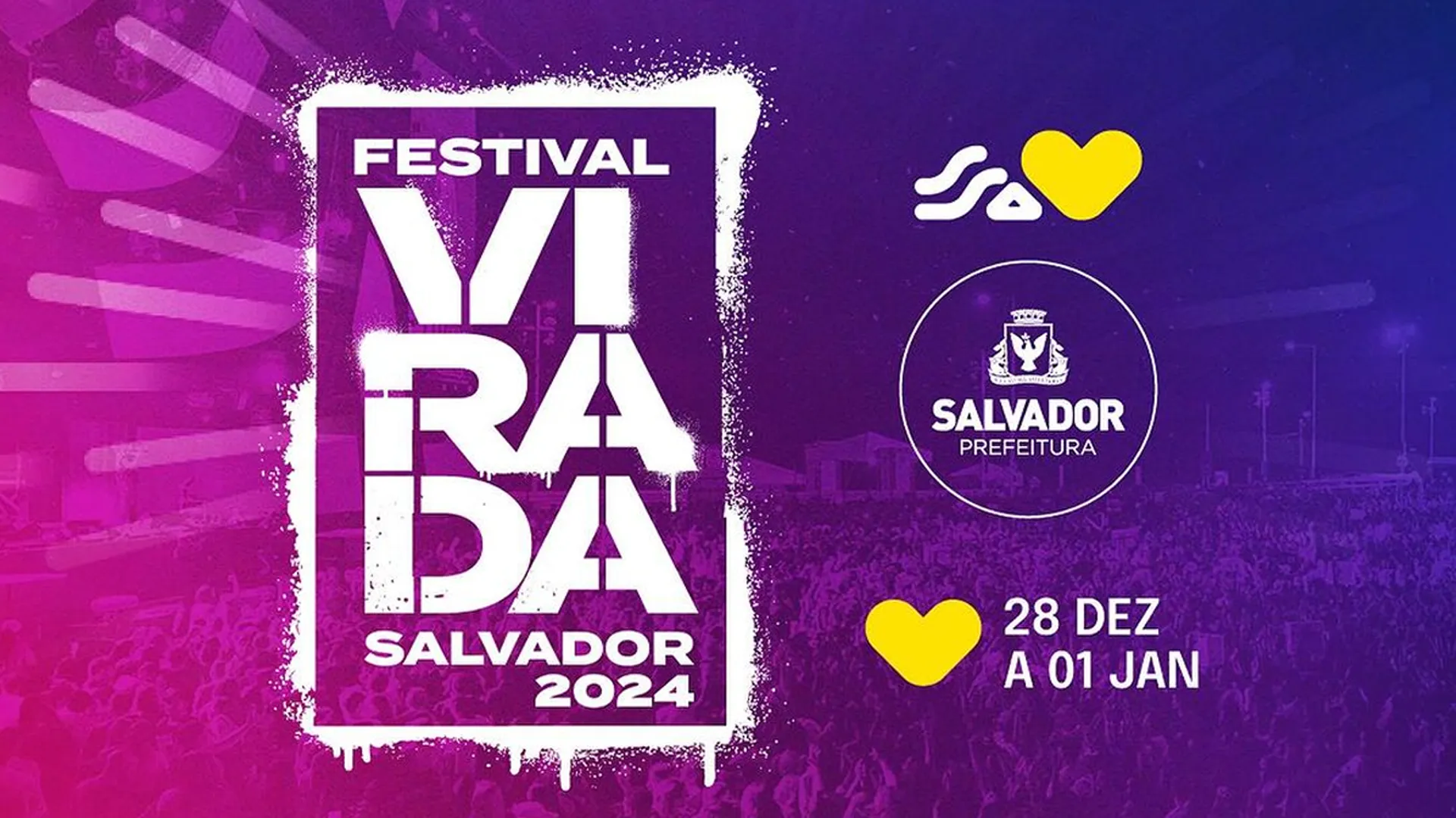 A TARDE FM Festival Virada Salvador 2024 29 de dezembro