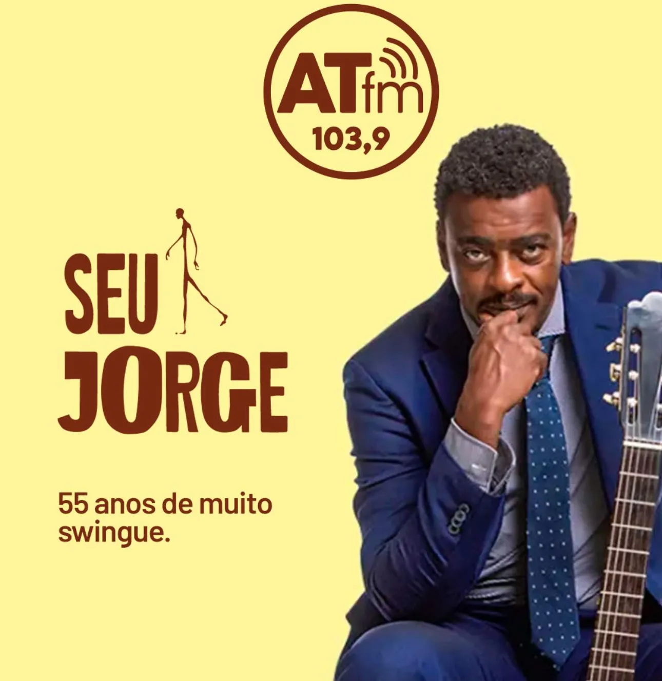 
		Palco A Tarde FM celebra 55 anos do cantor e compositor Seu Jorge