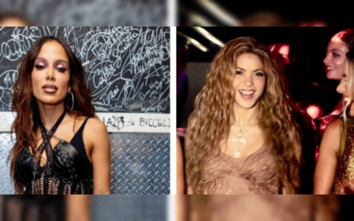 Anitta e Shakira se encontram e levantam rumores de parceria