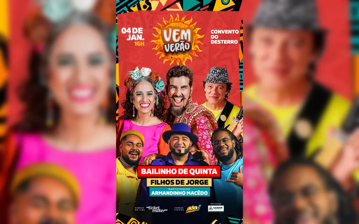 Bailinho de Quinta, Filhos de Jorge e Armandinho se apresentam em SSA