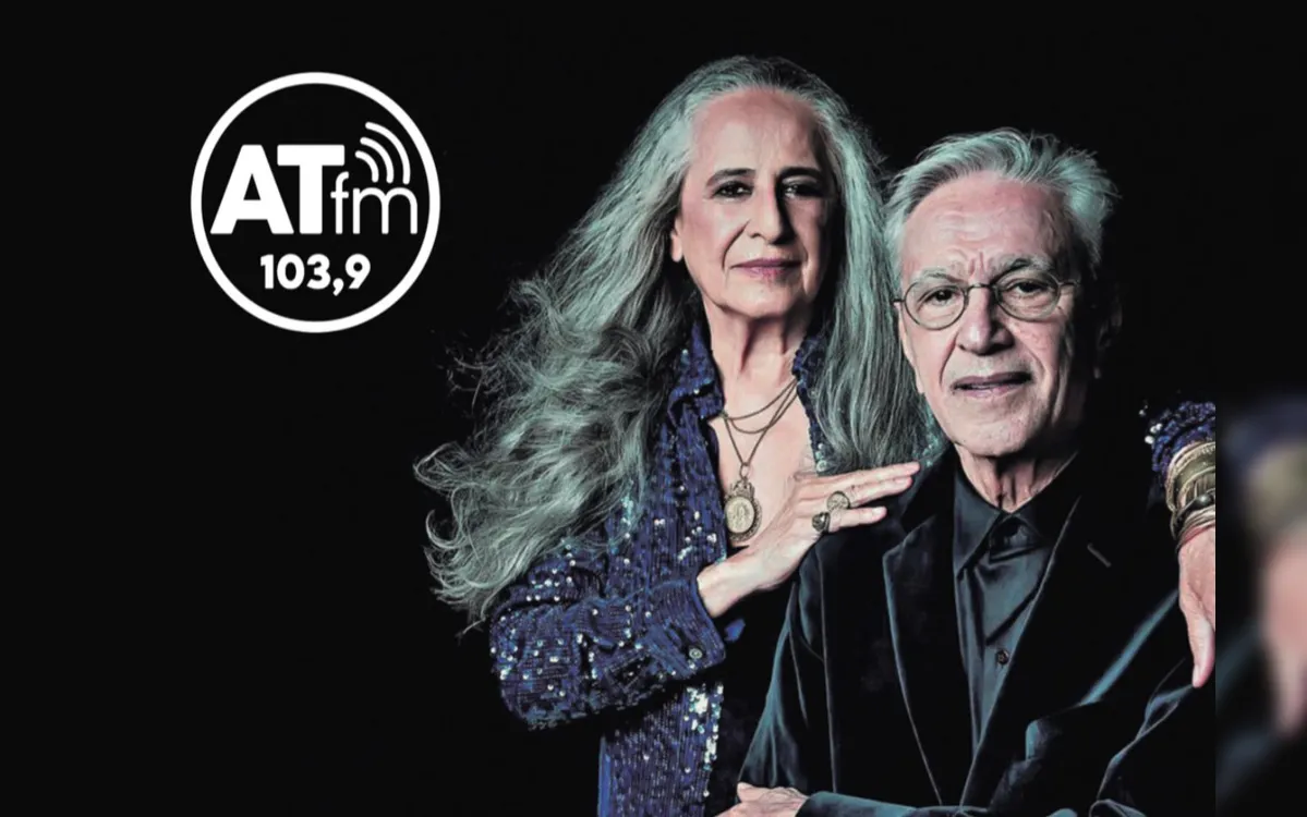 Caetano e Bethânia são as atrações do Palco A Tarde FM deste sábado, 31