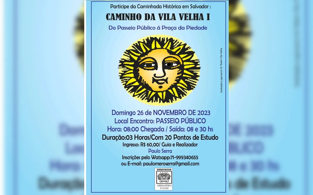 Caminhada História será realizada pelas ruas e ladeiras de Salvador