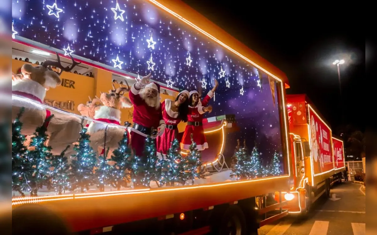 Caravanas de Natal da Coca-Cola farão apresentações pela Bahia