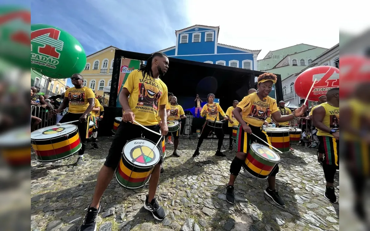 Circuito do Pelourinho tem diversos blocos afro; confira programação