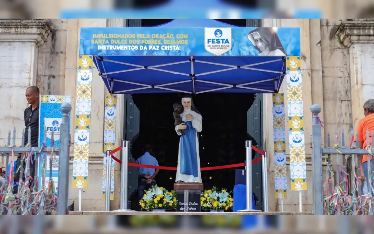 Encerramento da festa em homenagem a Santa Dulce acontece nesta terça
