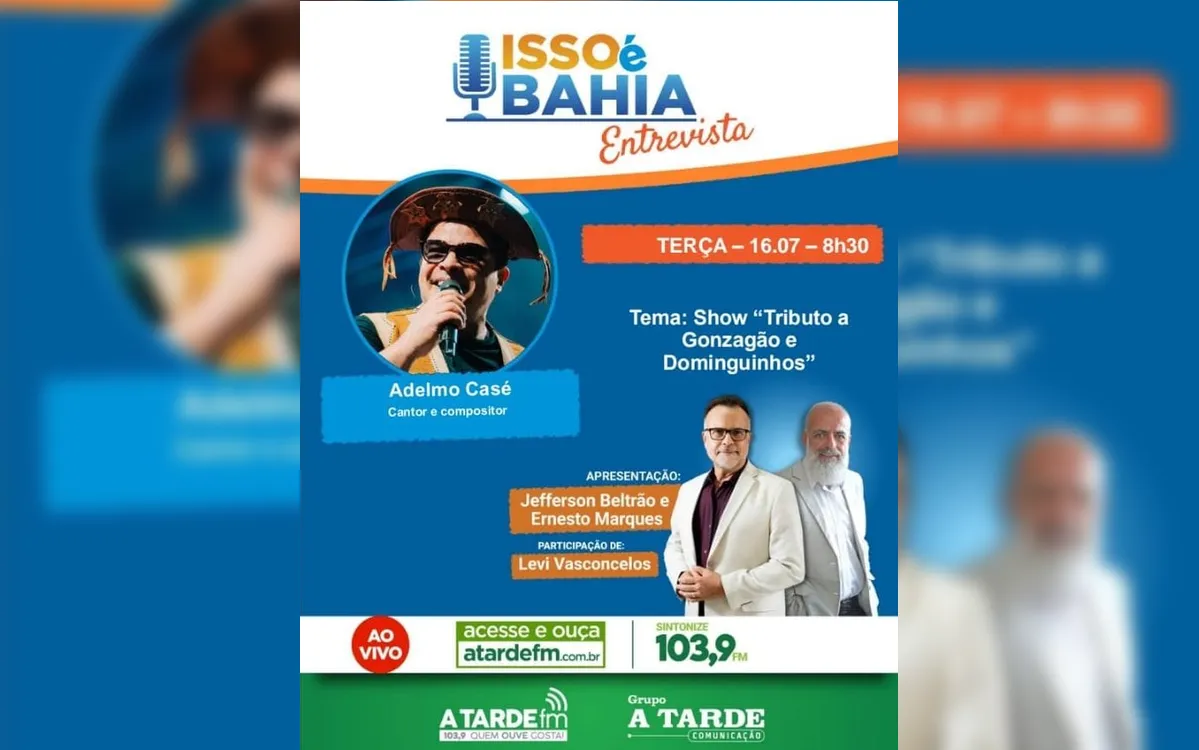 Entrevista Isso é Bahia: Adelmo e Negra Cor celebram Gonzagão e Dominguinhos