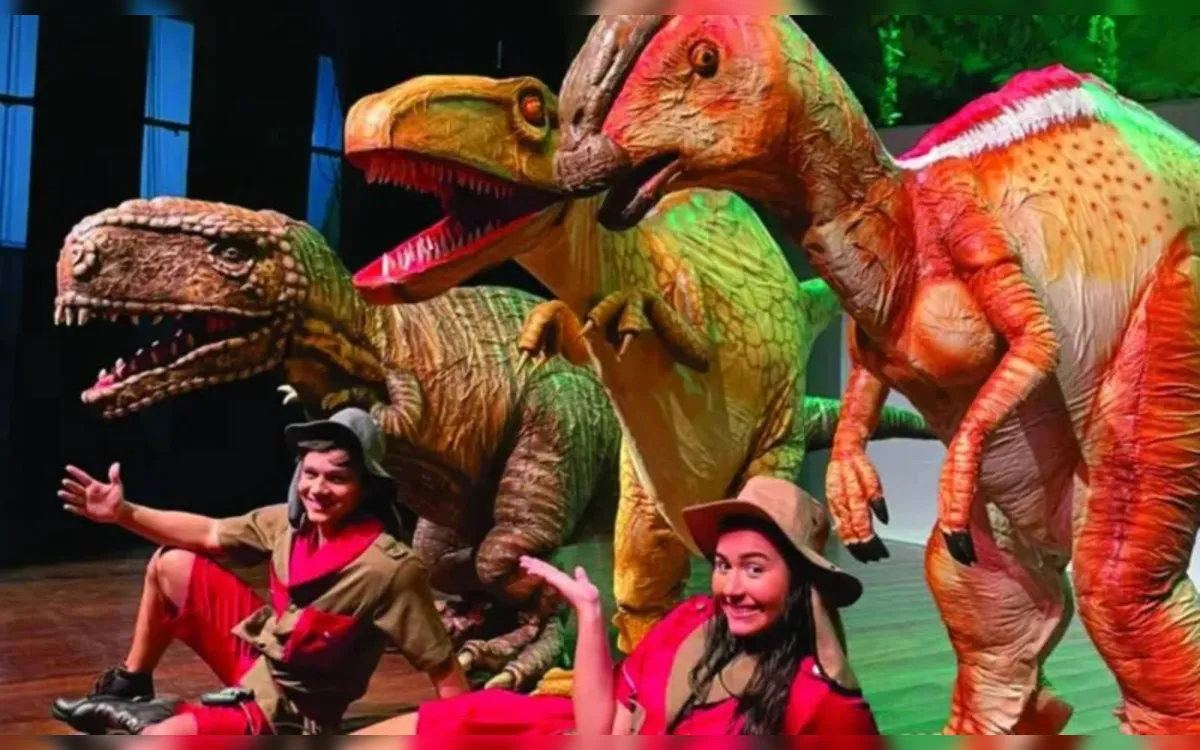 Espetáculo 'Uma aventura jurássica' faz curta temporada em Salvador