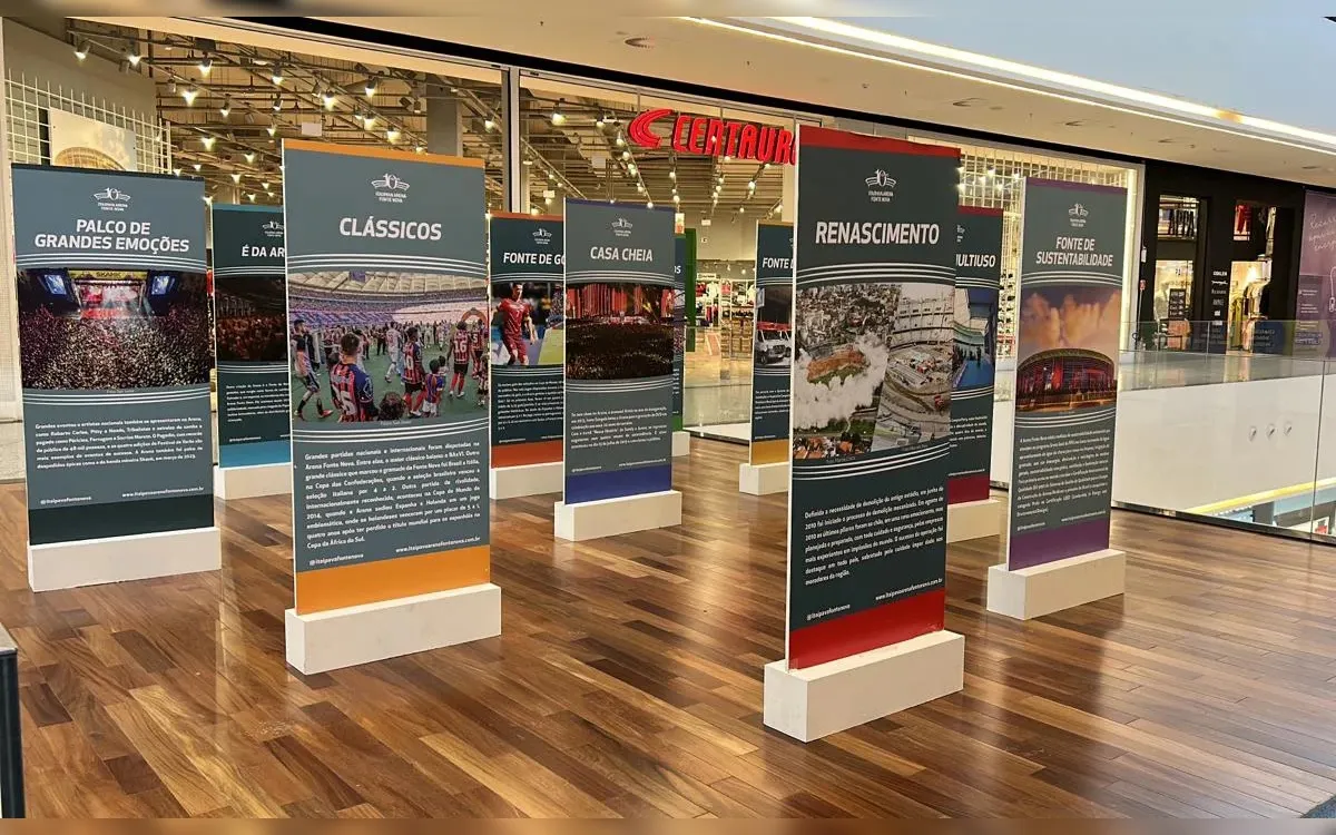 Exposição celebra 10 anos de existência da Arena Fonte Nova