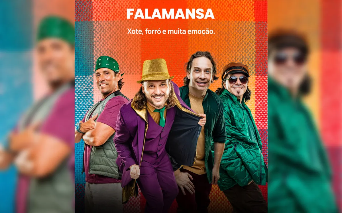 Falamansa apresenta seu autêntico forró no Palco A Tarde FM
