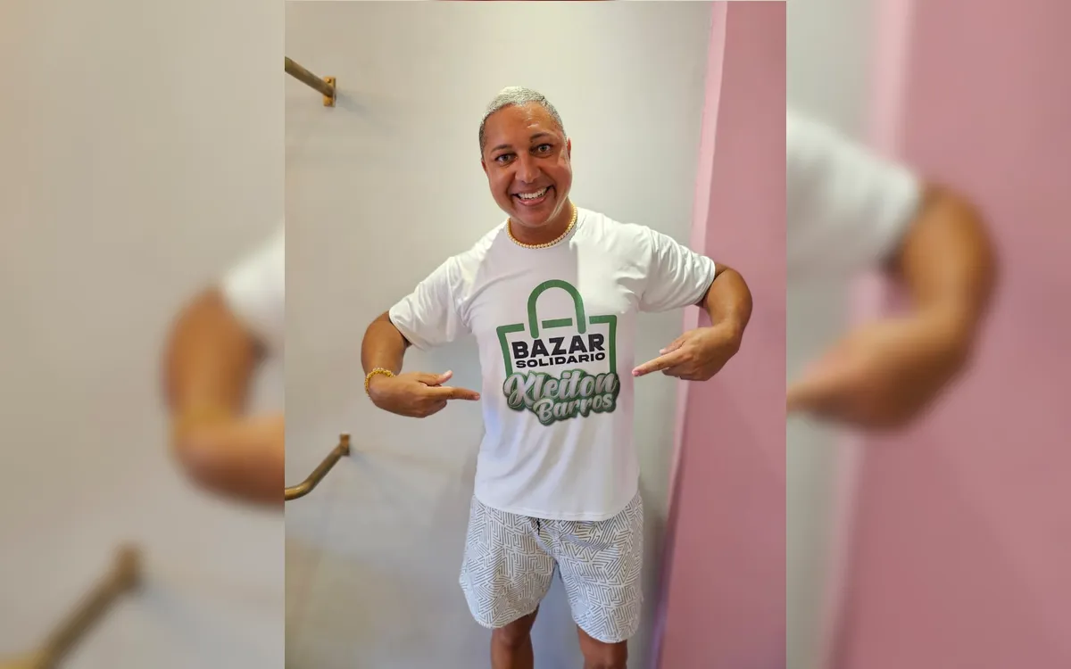 Influencer Kleiton Barros realizará bazar solidário no Farol da Barra