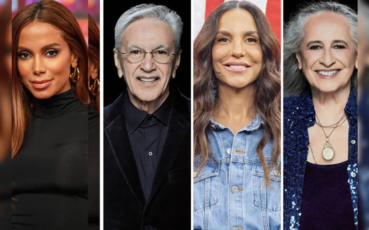 Ivete Sangalo, Caetano e Bethânia farão shows no Réveillon do Rio