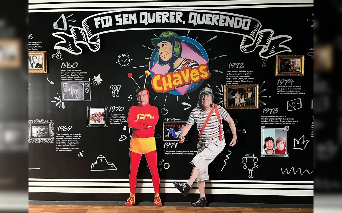‘Lá vem o Chaves’: maior exposição do mundo sobre a série chega a Salvador