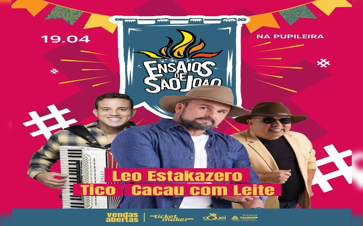 Leo Estakazero abre temporada dos Ensaios de São João