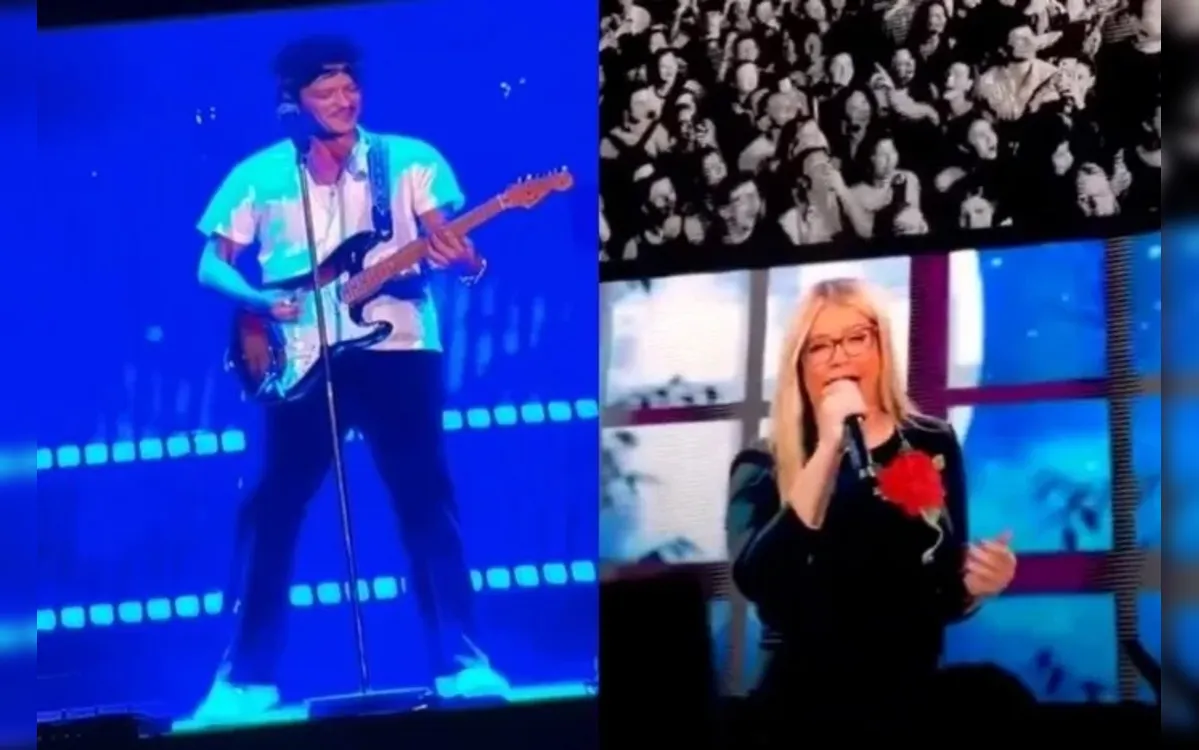 Marília Mendonça é homenageada por Bruno Mars em Brasília