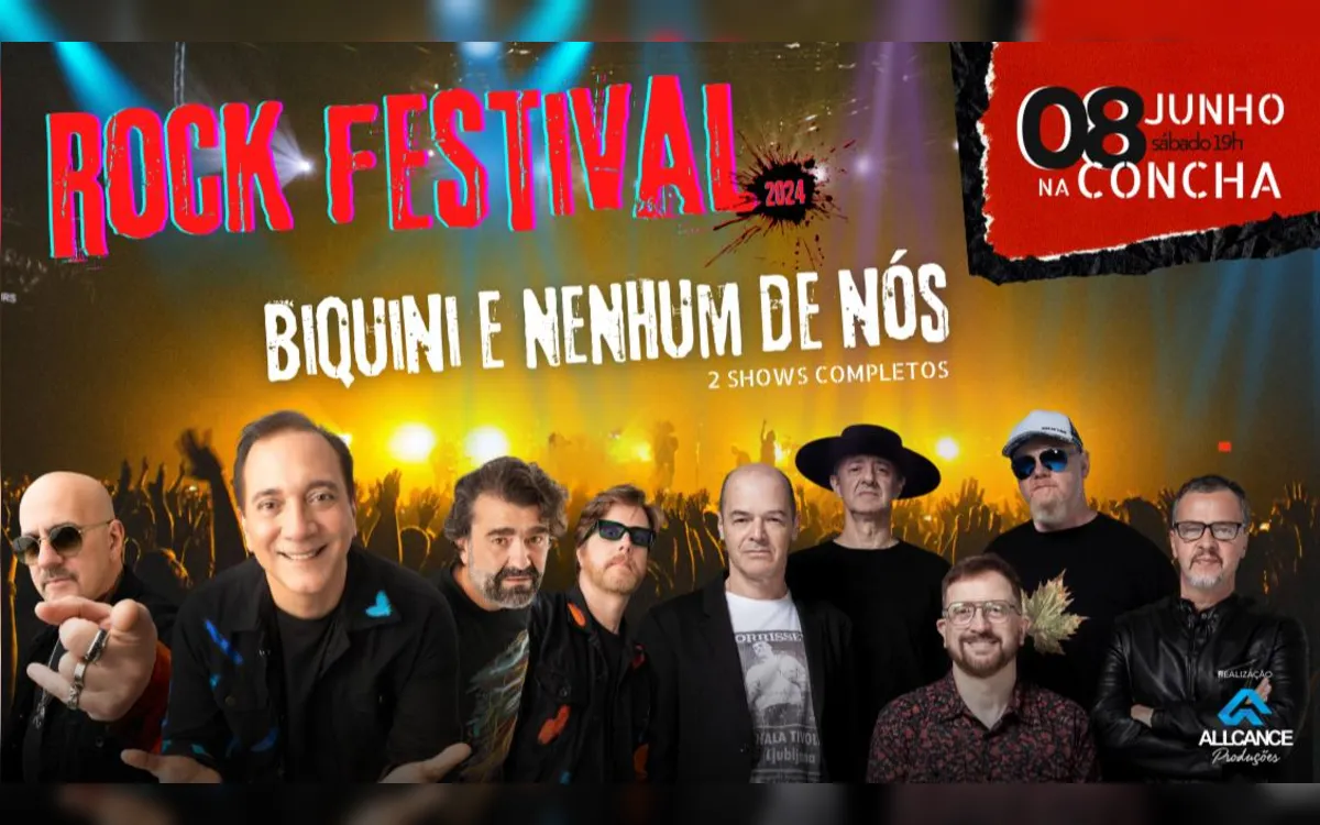 Rock Festival 2024: Biquini e Nenhum de Nós
