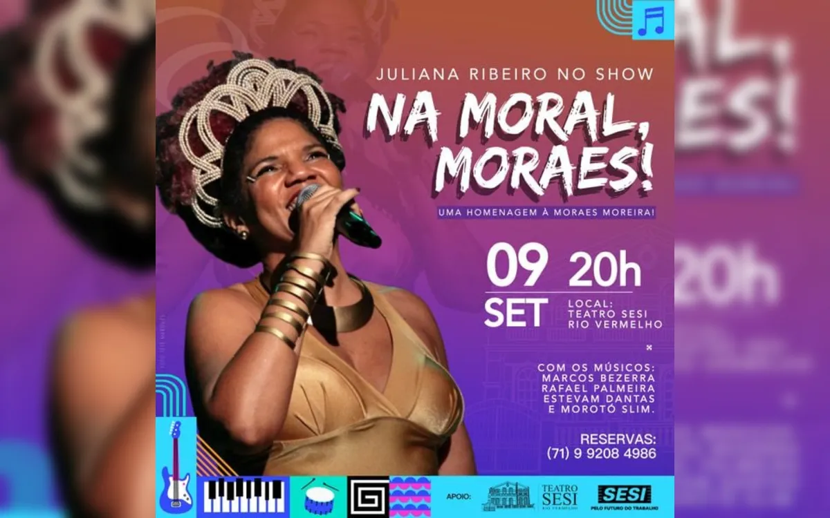 Sesi se desculpa e mantém show de Juliana Ribeiro para este sábado (9)