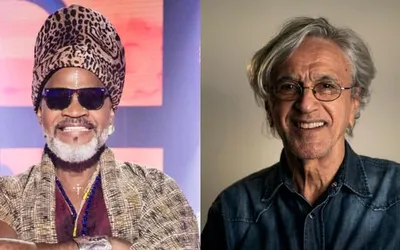 Imagem ilustrativa da imagem Após Marisa Monte, Carlinhos Brown anuncia Caetano Veloso em show