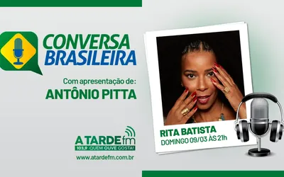 Imagem ilustrativa da imagem Apresentadora Rita Batista é a convidada do Conversa Brasileira deste domingo