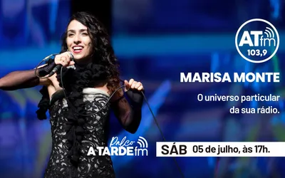 Imagem ilustrativa da imagem Marisa Monte é o destaque do Palco A Tarde FM deste sábado, 05