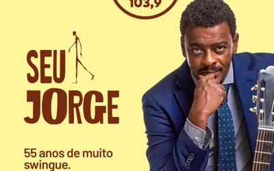 Imagem ilustrativa da imagem Palco A Tarde FM celebra 55 anos do cantor e compositor Seu Jorge