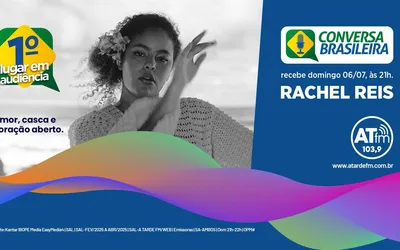 Imagem ilustrativa da imagem Rachel Reis é convidada no Conversa Brasileira da A TARDE FM