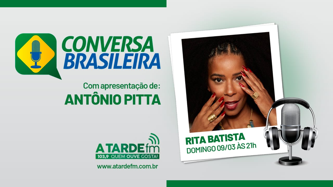 Imagem ilustrativa da imagem Apresentadora Rita Batista é a convidada do Conversa Brasileira deste domingo