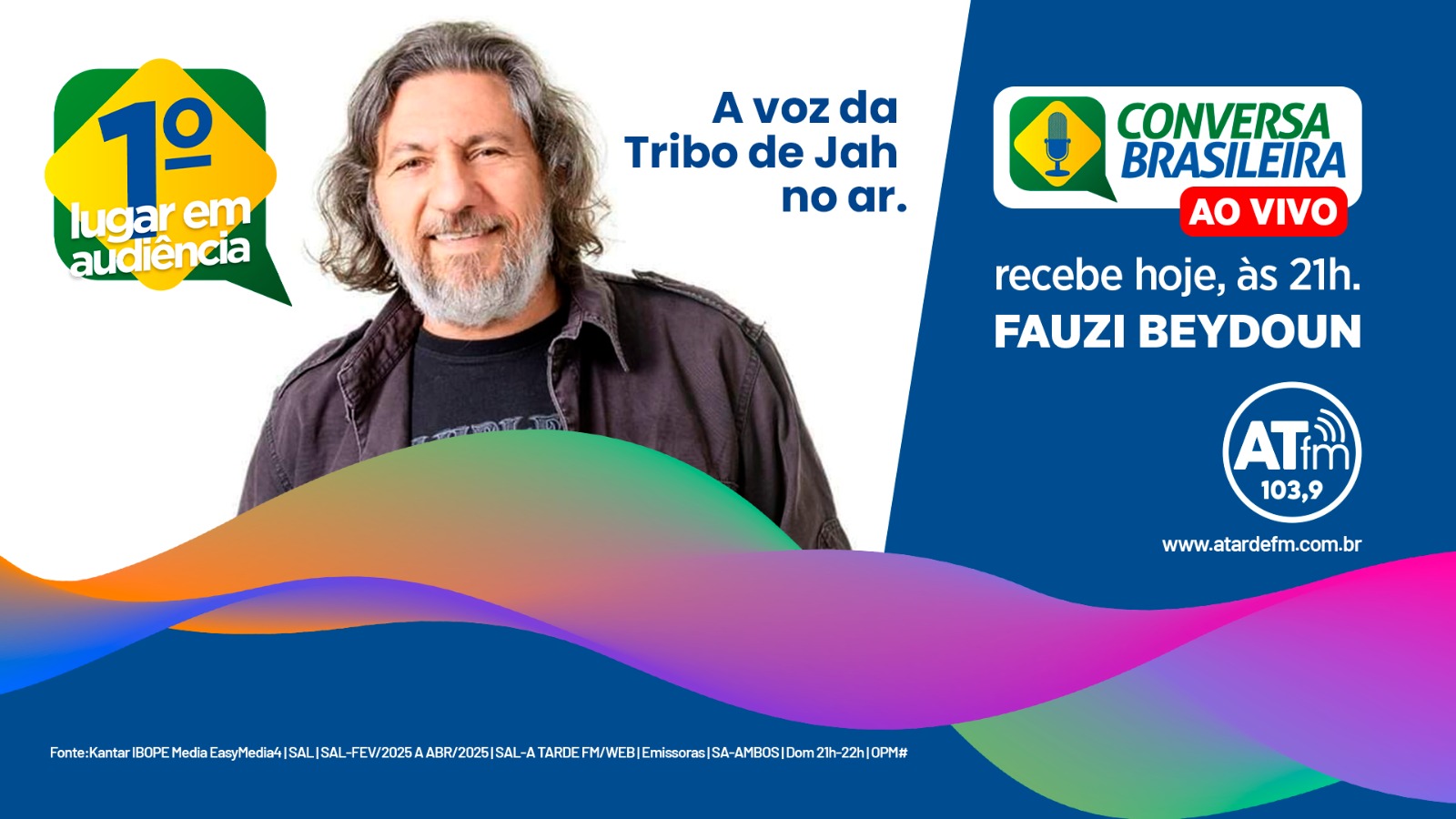 Imagem ilustrativa da imagem Conversa Brasileira bate um papo com Fauzi Beydoun domingo, 29