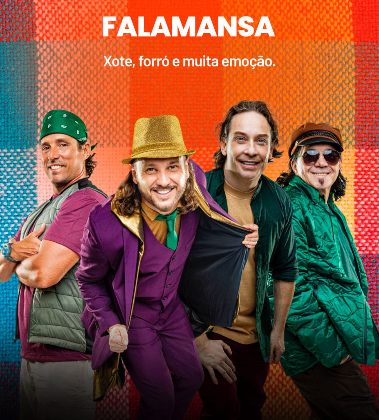 Imagem ilustrativa da imagem Falamansa apresenta seu autêntico forró no Palco A Tarde FM