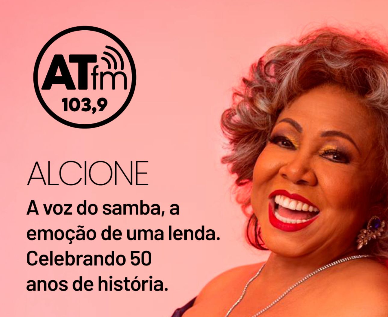 Imagem ilustrativa da imagem Palco A Tarde FM celebra a carreira de Alcione neste sábado, 23