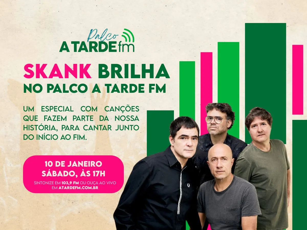 
		Palco A Tarde FM relembra sucessos do Skank
