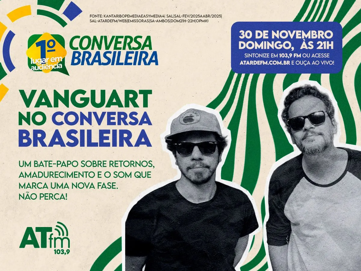 
		Vanguart é o convidado do Conversa Brasileira domingo, 30
