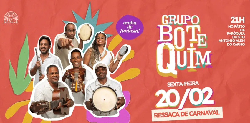 Grupo Botequim promove ressaca de carnaval