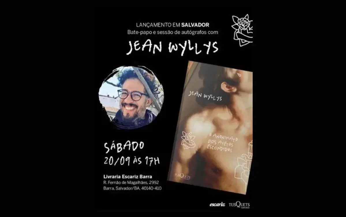 Jean Wyllys lança livro de contos em Salvador