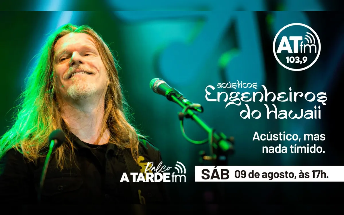 Palco A Tarde FM recebe Engenheiros do Hawaii