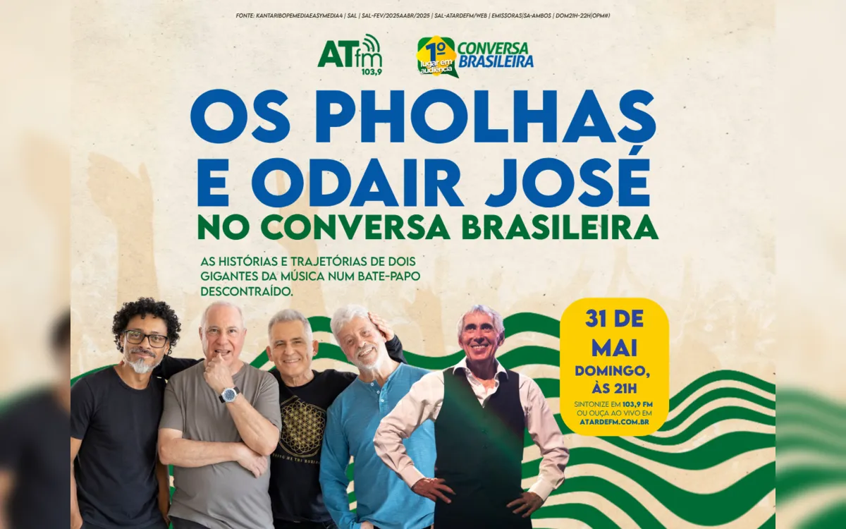 Conversa Brasileira recebe Odair José e Os Pholhas