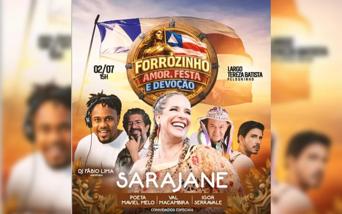 Forrozinho reúne Sarajane e convidados