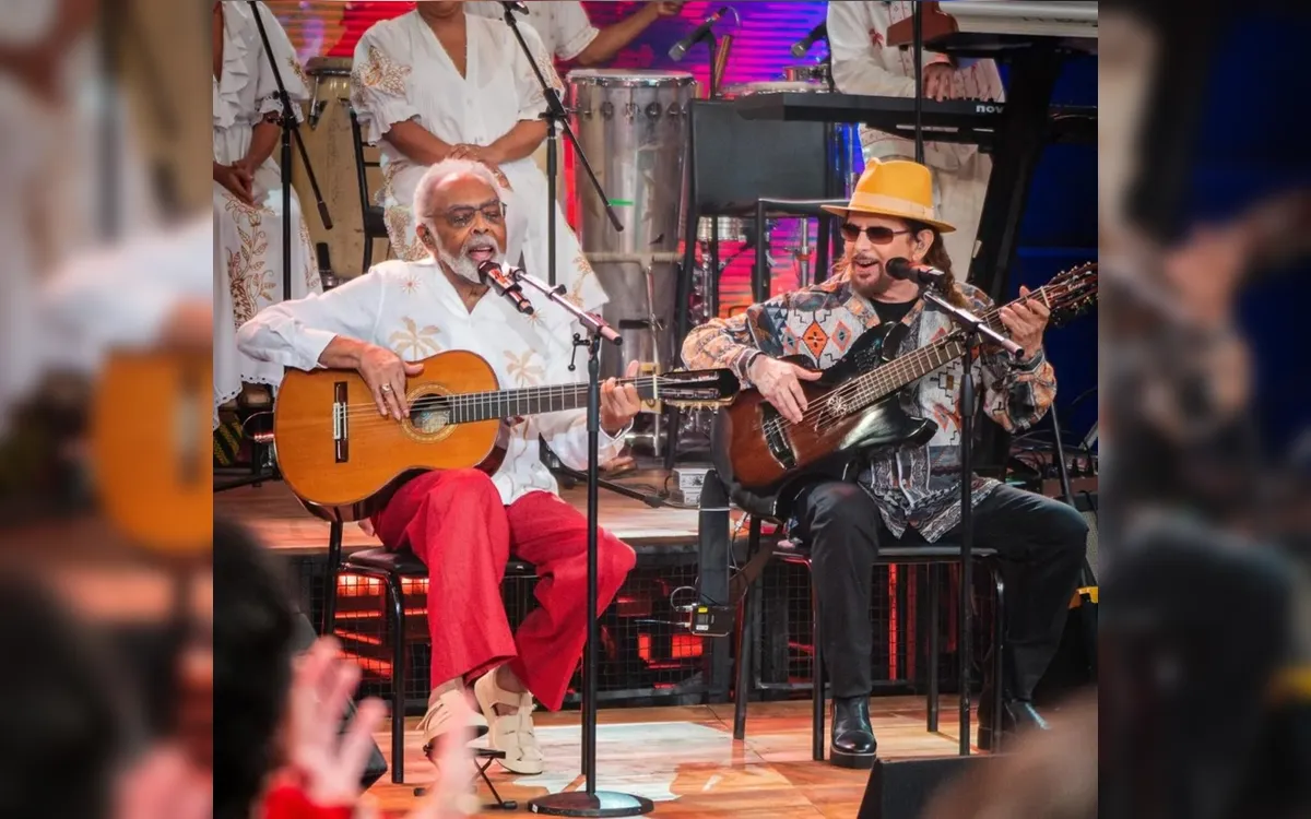 Gil fará participação especial no show de Geraldo Azevedo em Salvador