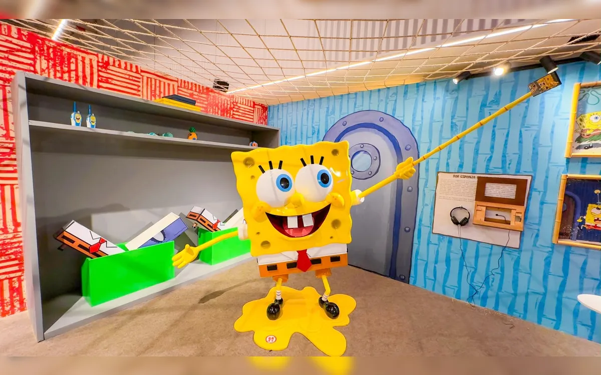 Salvador recebe mostra oficial do Bob Esponja