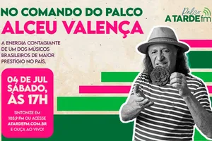 PALCO A TARDE FM presta homenagem aos 80 anos de Alceu Valença