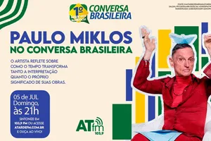 Paulo Miklos é o convidado especial do Conversa Brasileira neste domingo (05)